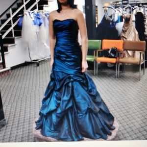 Sapphire blue grad dress